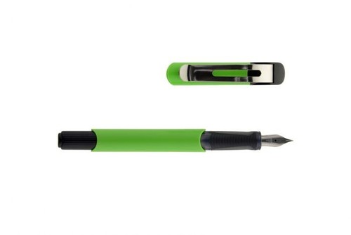 Curve fountain pen - pen, green