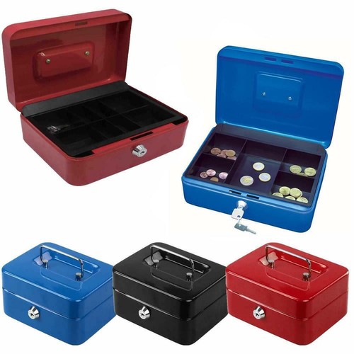 Metal cash box - box, money