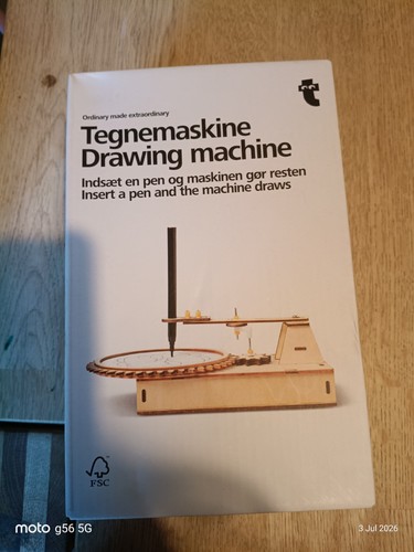Drawing machine unopened - drawing,