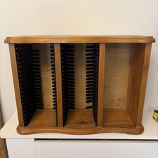 Vintage Solid Pine Wood CD