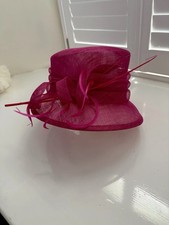 Shocking pink buralp hat - pink,