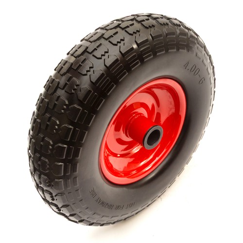 Metal wheel pu solid - 4.00-6,