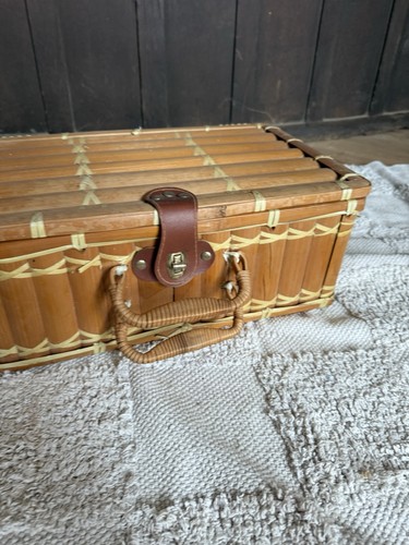 Vintage woven bamboo - vintage,