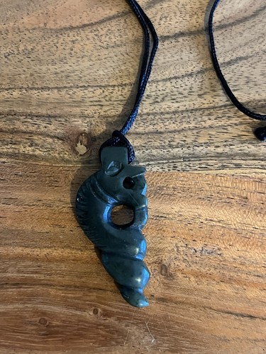 Hand carved pendant - hand, nyami