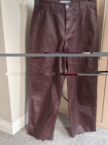 Primark burgundy faux leather - burgundy,