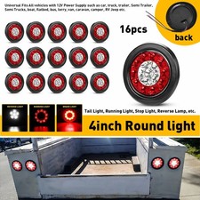 16x 12V 16LED Car Round