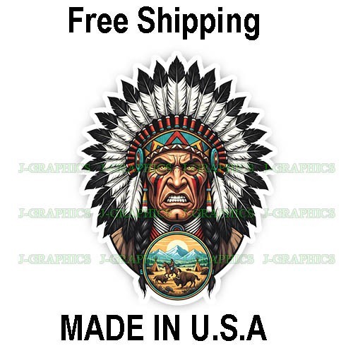 Native american indian chief - native,