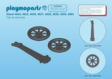 Playmobil Train Cab Parts -