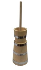Large Wooden Butter Churn 5L