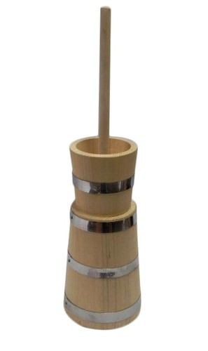Large wooden butter - wooden,