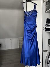 Royal blue evening gown