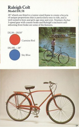 Nos box 1975 raleigh - 1975, colt