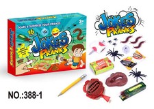 Practical Jokes Game Children Action Prank Kit Kids Tricks 16 Pieces Joke Box