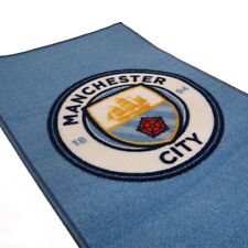Manchester City Crest Rug Official Merchandise Football Club Mat Non Slip Man FC