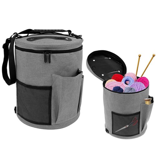 Large capacity knitting tote - large,