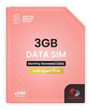 Three 3GB Data SIM - Uncapped