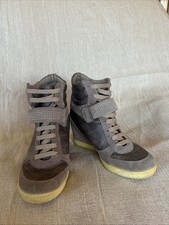 River Island Brown Wedge Trainers Size 39, UK 6