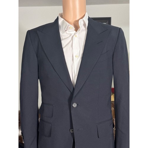 Tom ford navy blue wool - ford, peak