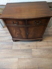 Small Mahogany Bowfront