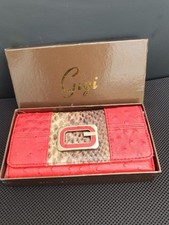 Gigi G1342 Red Womens Wallet*New*wallet with compartment for  cards*