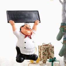  Kitchen Ornament Chef Figurine Sculptures Statues Decor and Accessories