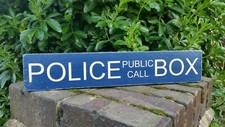 DR WHO POLICE PUBLIC CALL BOX TARDIS Door Sign NEW