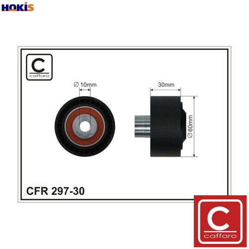 Deflectionguide pulley vribbed - deflectionguide,