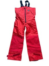 Musto Men’s Large Evolution Sailing Offshore Trousers Bib Red Yachting Fishing