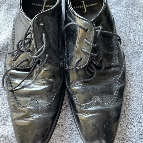 Black leather men shoes - shoes, by