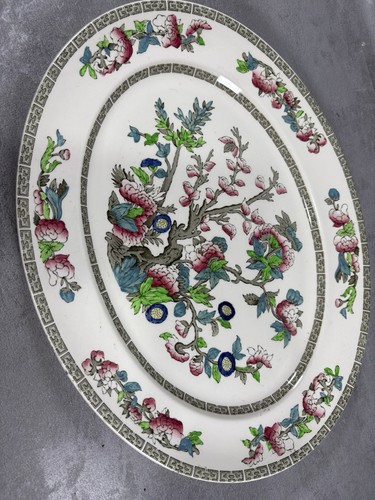 Oriental large oval plate - large,