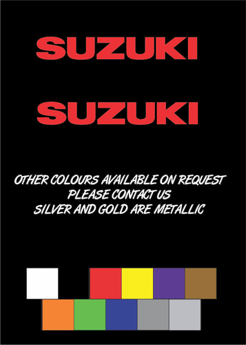 Suzuki motorcycle stickers - motorcycle,