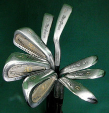 Set Of 8 x MacGregor Reverse Draft Irons 4-SW Regular Steel Shafts