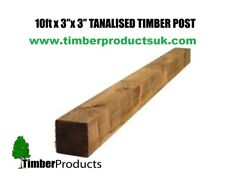 **SPECIAL OFFER**  3m (10FT)  (3 x 3) Tanalised Timber Post Pressure Treated