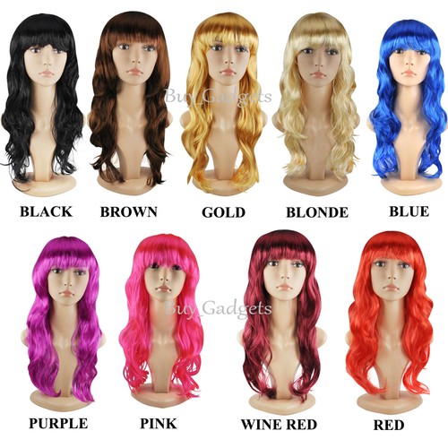 Womens ladies long wavy curly - long,