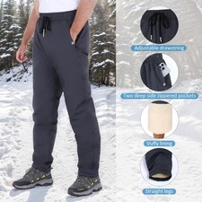 Men’s Fleece Joggers Winter