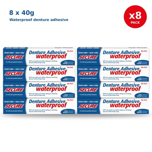 Secure waterproof denture - secure,