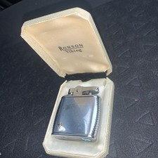 VINTAGE RONSON VIKING GAS LIGHTER in Original BOX 