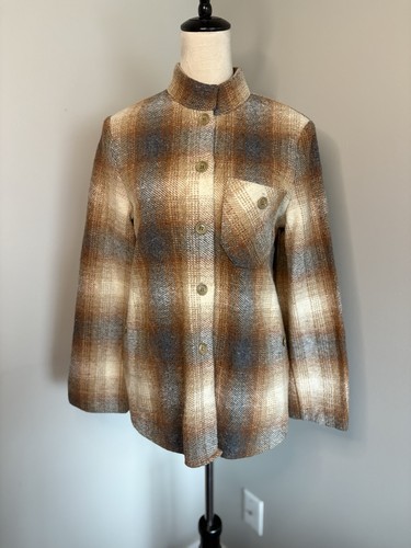 Vtg white stag wool blend - wool,