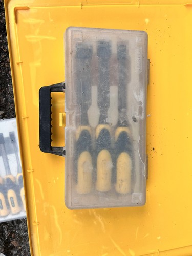 Stanley 3pcs chisel set - chisel,