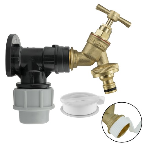 Garden wall flange tap - garden,