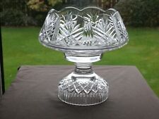 Rare Cavan Crystal Large ERNE Footed Bowl  Centrepiece- Ex Cond - Stamped