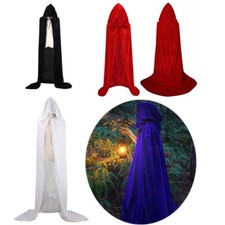 Long Hooded Velvet Cloak Kid