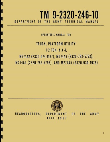 2320 246 operator s - ~, operator's