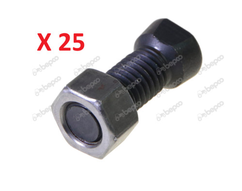 Plough bolts two - bolts, edges