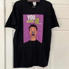 Vintage Tango Advertising T-shirt You Asked For It Screen Stars XL Black