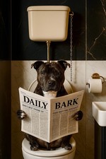 Funny bathroom Staff Bull