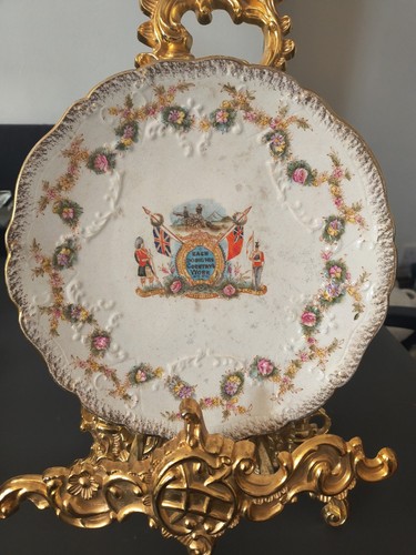 Victorian boer war plate - boer,