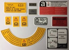 Ford Sierra Sapphire RS Cosworth 2wd Engine Bay Decals 88 - 90 Later