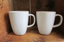 Two Ikea 365 White Mugs