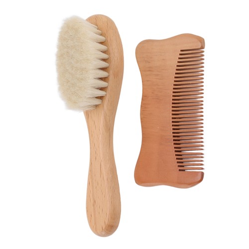 Newborn baby natural wool comb - baby,